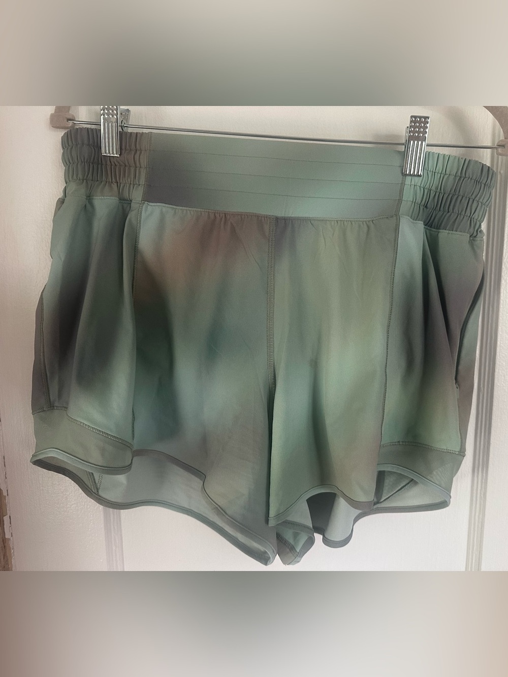lululemon athletica Olive Green Athletic Running Shorts
